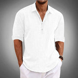 Men's Solid Casual Shirt | Button Placket Long Sleeves Everyday Wear