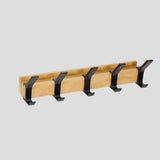 Wall Mounted Coat Rack | Multiple Hooks Entryway Storage Organisation
