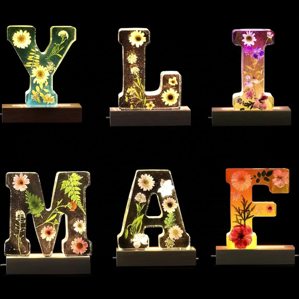 Floral Letter | Decorative Wall Letters-Wall Decor-Homefinn