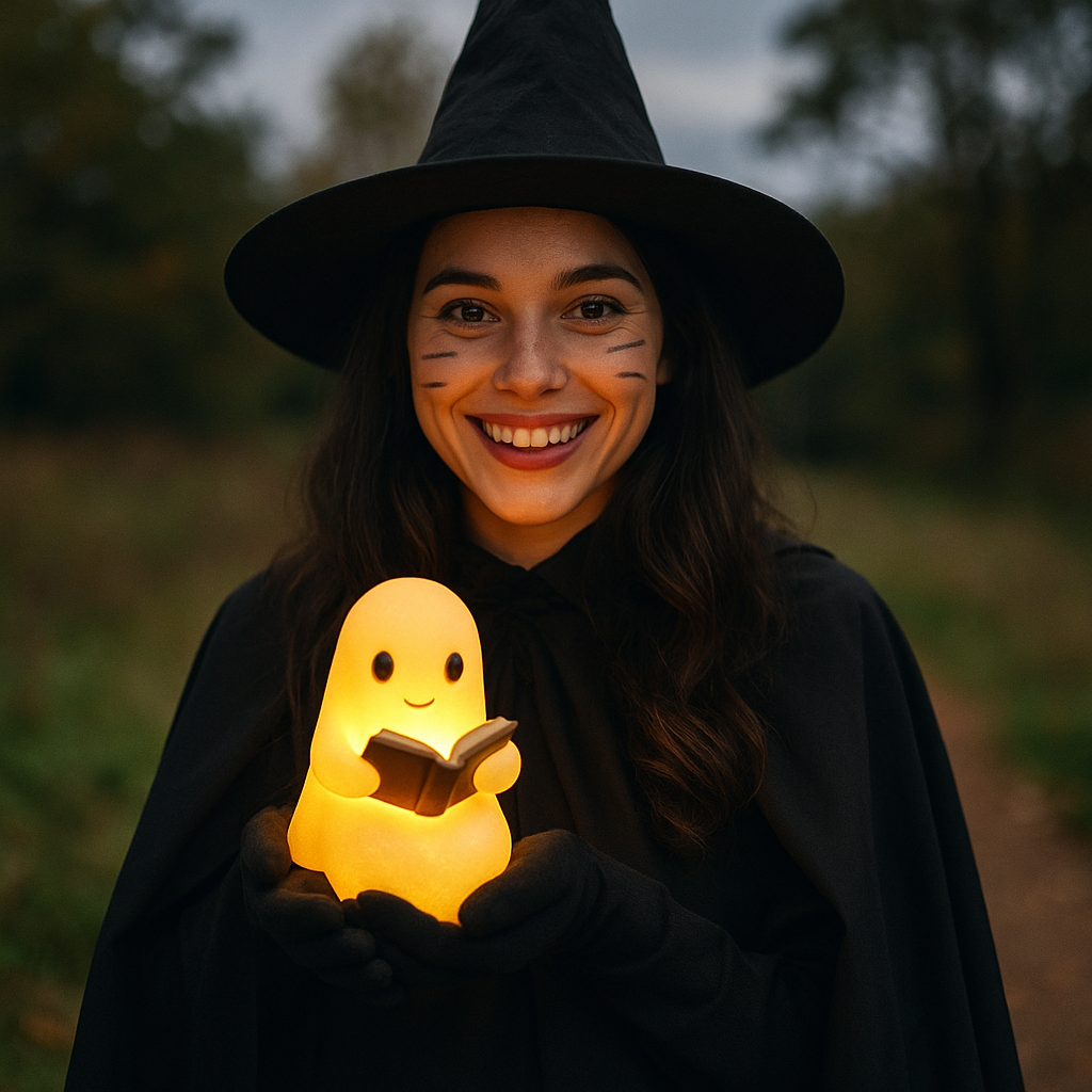 Ghost Lamp | Cute Halloween Night Light-Night Light-Homefinn