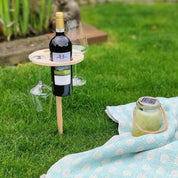 Picnic Table | Outdoor Wine Holder Stand-Table-Homefinn