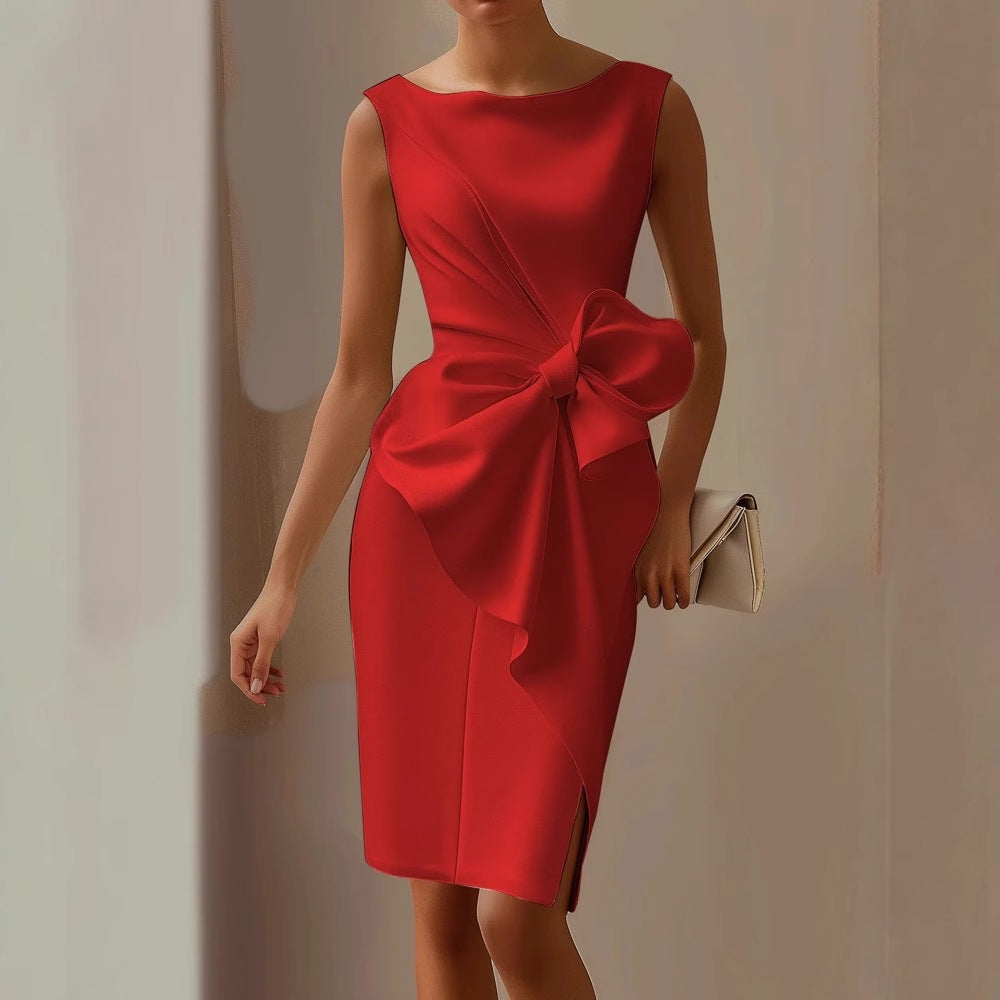Women Cocktail Dress | Sheath Dress-Women Dress-Homefinn