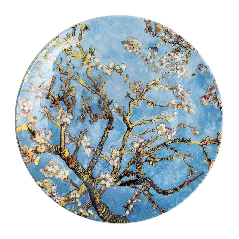 Art Deco Plates | Decorative Wall Plates-Decorative Plate-Homefinn