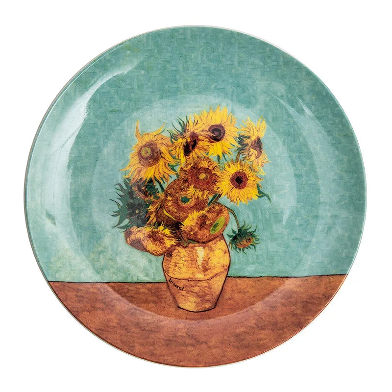 Art Deco Plates | Decorative Wall Plates-Decorative Plate-Homefinn