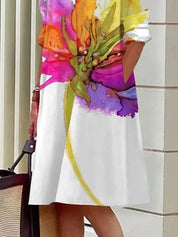 Women Summer Dress | Shirt Dress-Summer Dresses-Homefinn