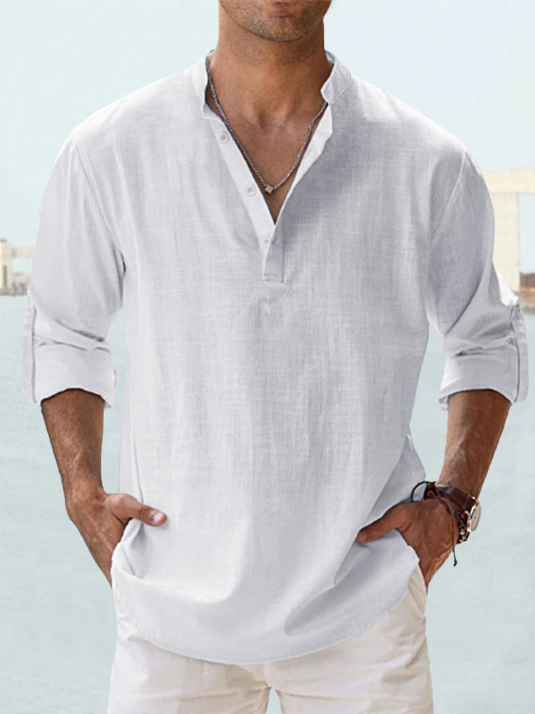 Men’s Relaxed Fit Shirt | Casual Button Beach Shirt-Men Shirt-Homefinn