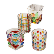 Confetti Glassware | Mosaic Cocktail Glass-Glass-Homefinn