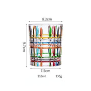 Confetti Glassware | Mosaic Cocktail Glass-Glass-Homefinn