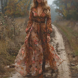 Floral Dress For Women | Elegant Maxi Dress