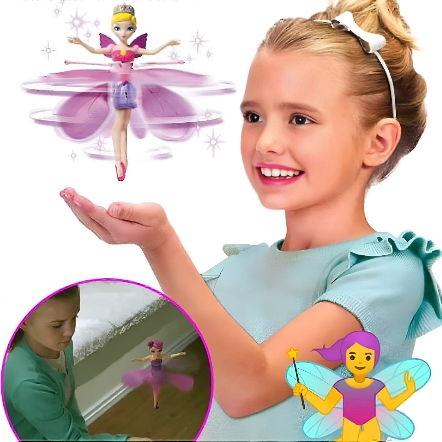 Flying Fairy Doll | Spinning Fairy Toy-Toy-Homefinn