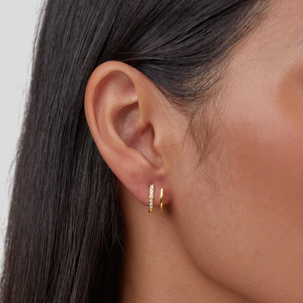 Earrings For Women | Minimal Huggie Earrings-Earrings-Homefinn