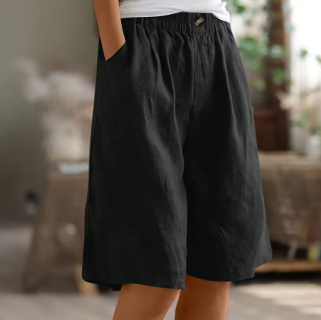 Bermuda Shorts Women | Knee Length Shorts-Women Shorts-Homefinn