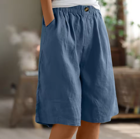 Bermuda Shorts Women | Knee Length Shorts-Women Shorts-Homefinn
