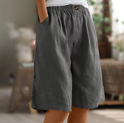 Bermuda Shorts Women | Knee Length Shorts-Women Shorts-Homefinn
