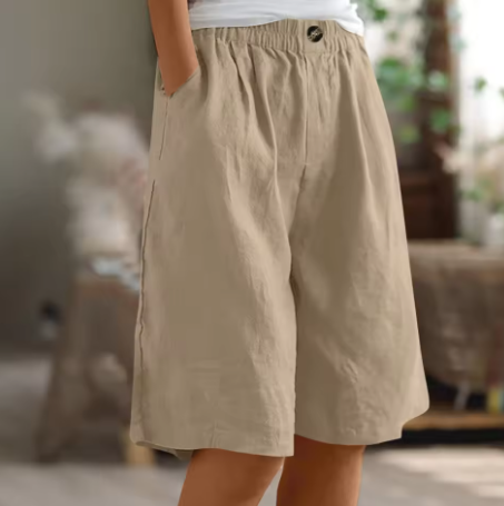 Bermuda Shorts Women | Knee Length Shorts-Women Shorts-Homefinn