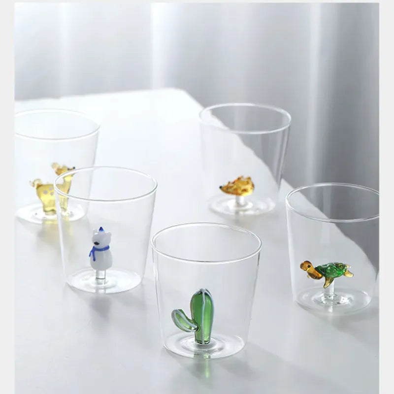Glass Cups | Decorative Drink Glass-Glass-Homefinn