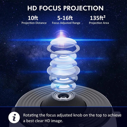 Galaxy Star Projector | Night Light Projector-Light Projector-Homefinn
