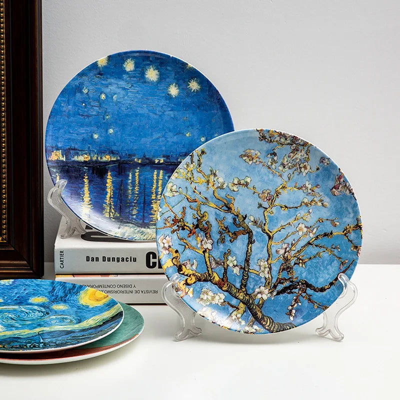 Art Deco Plates | Decorative Wall Plates-Decorative Plate-Homefinn