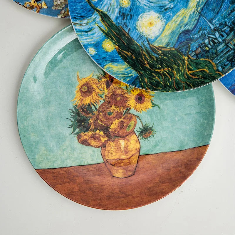 Art Deco Plates | Decorative Wall Plates-Decorative Plate-Homefinn