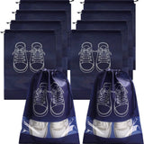 Drawstring Printed Shoe Storage Bag | Travel Organisation Footwear Storage