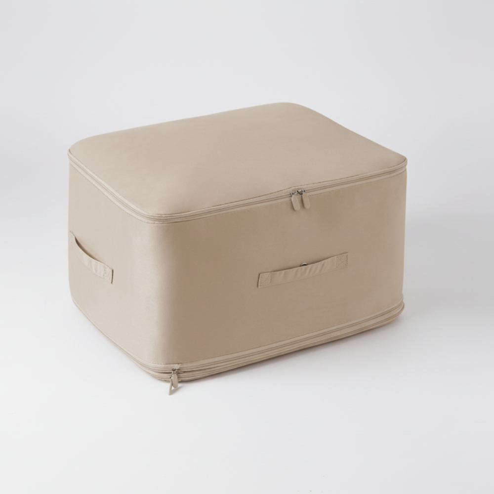 Rectangular Solid Storage Bag | Zip Closure Carry Handles Under Bed Storage-Storage Bag-Homefinn