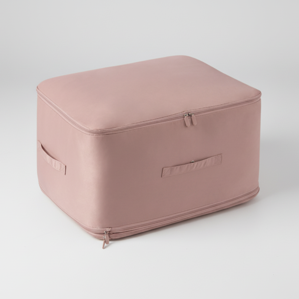 Rectangular Solid Storage Bag | Zip Closure Carry Handles Under Bed Storage-Storage Bag-Homefinn
