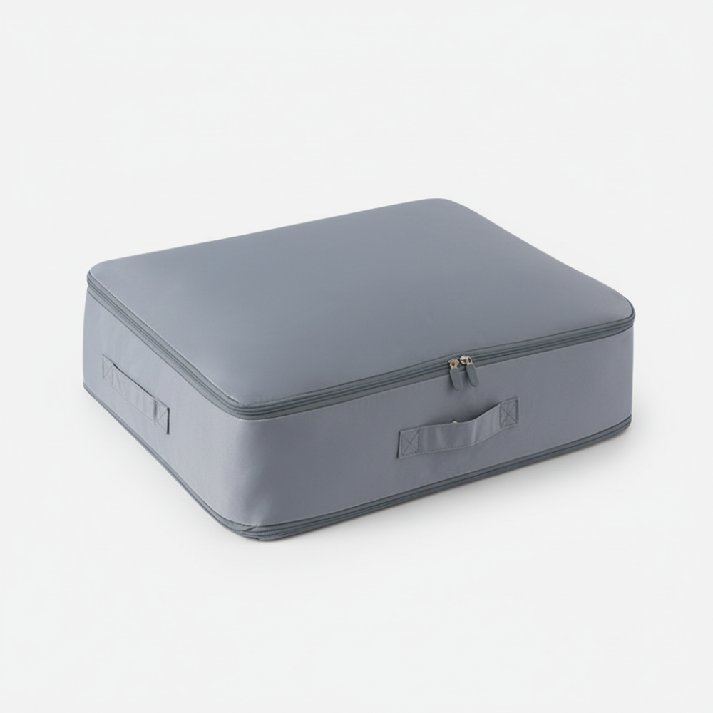 Rectangular Solid Storage Bag | Zip Closure Carry Handles Under Bed Storage-Storage Bag-Homefinn