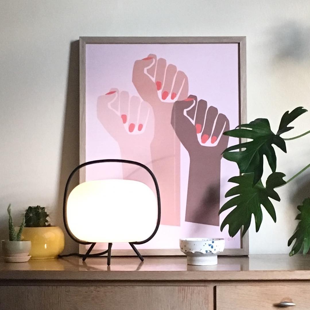 Table Lamps | Modern Lantern Living Room Lamp-Table Lamp-Homefinn