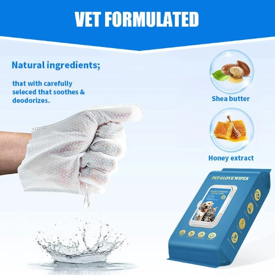 Dog Brush Glove | Pet Wipes For Dogs-Pet Wipes-Homefinn