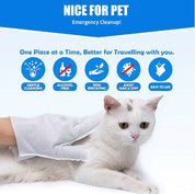 Dog Brush Glove | Pet Wipes For Dogs-Pet Wipes-Homefinn