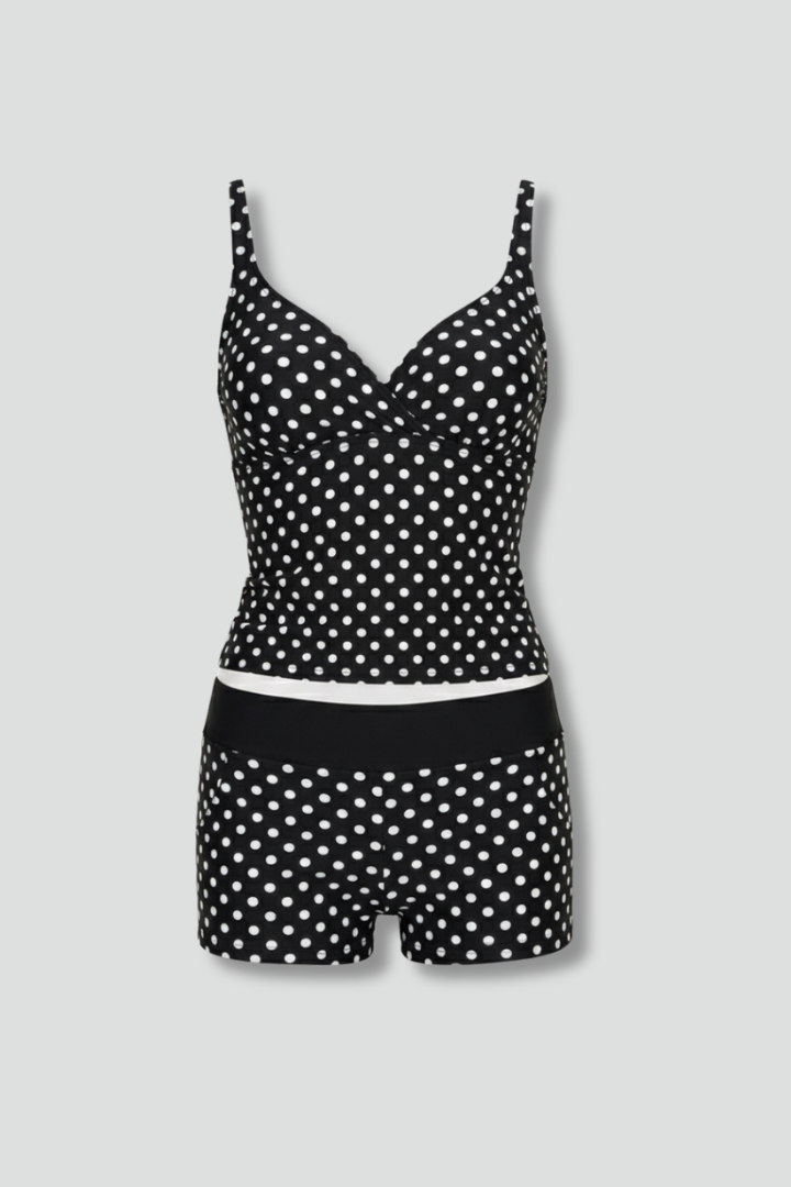 Tankini With Shorts | Women Two-Piece Swimwear Set-Women Swimsuit-Homefinn