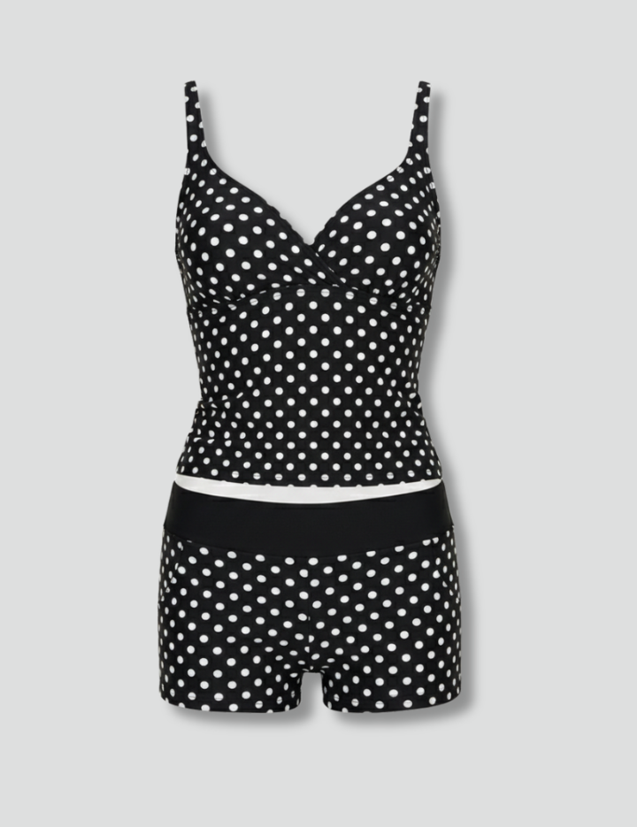 Tankini With Shorts | Women Two-Piece Swimwear Set-Women Swimsuit-Homefinn