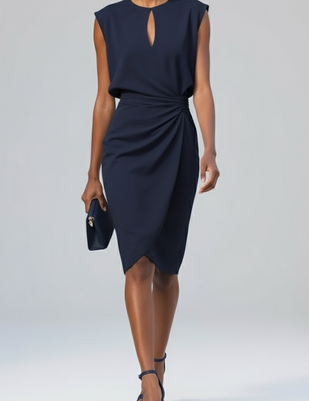 Cocktail Midi Dress | Women Evening Formal Dress-Women Dress-Homefinn