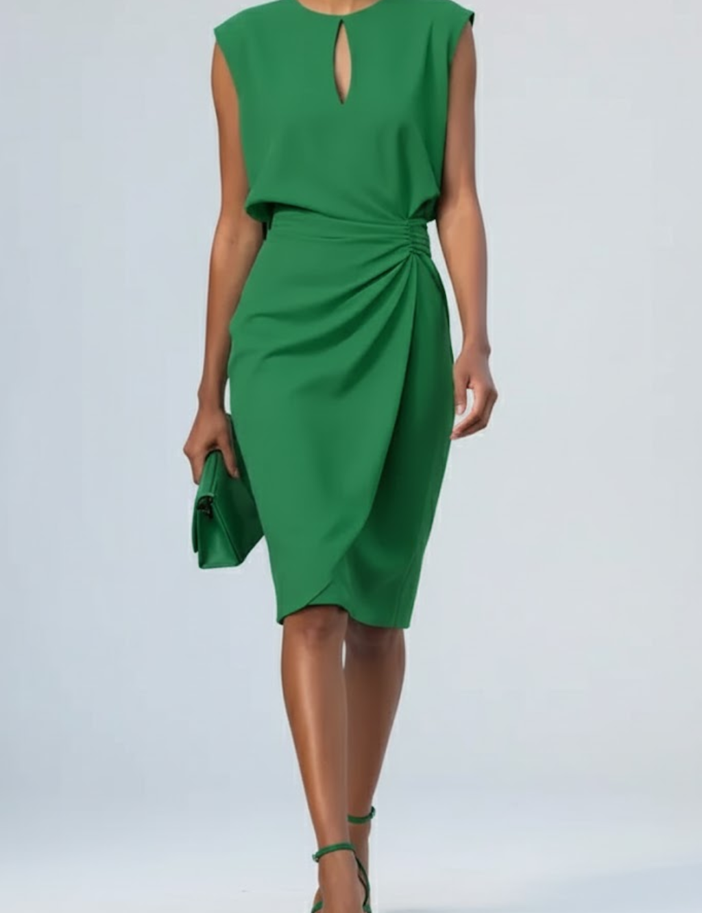 Cocktail Midi Dress | Women Evening Formal Dress-Women Dress-Homefinn