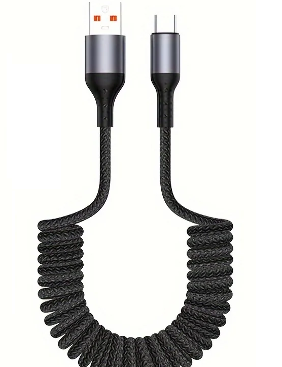 USB C Charging Cable | Retractable Fast Charging Cable-Cable-Homefinn