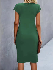 Bridesmaid Dress | Cocktail Midi Dress-Women Dress-Homefinn