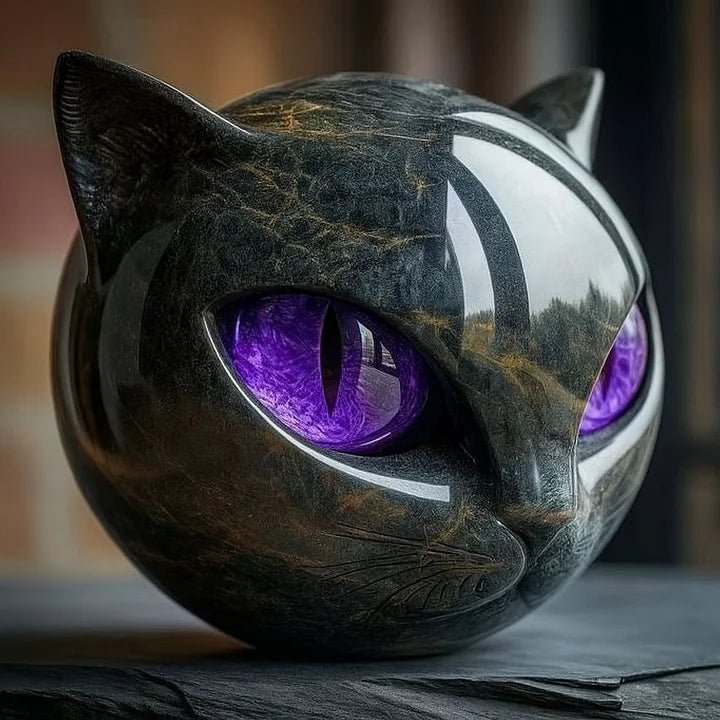 Cat Ornament | Gothic Home Decor-Figurine-Homefinn