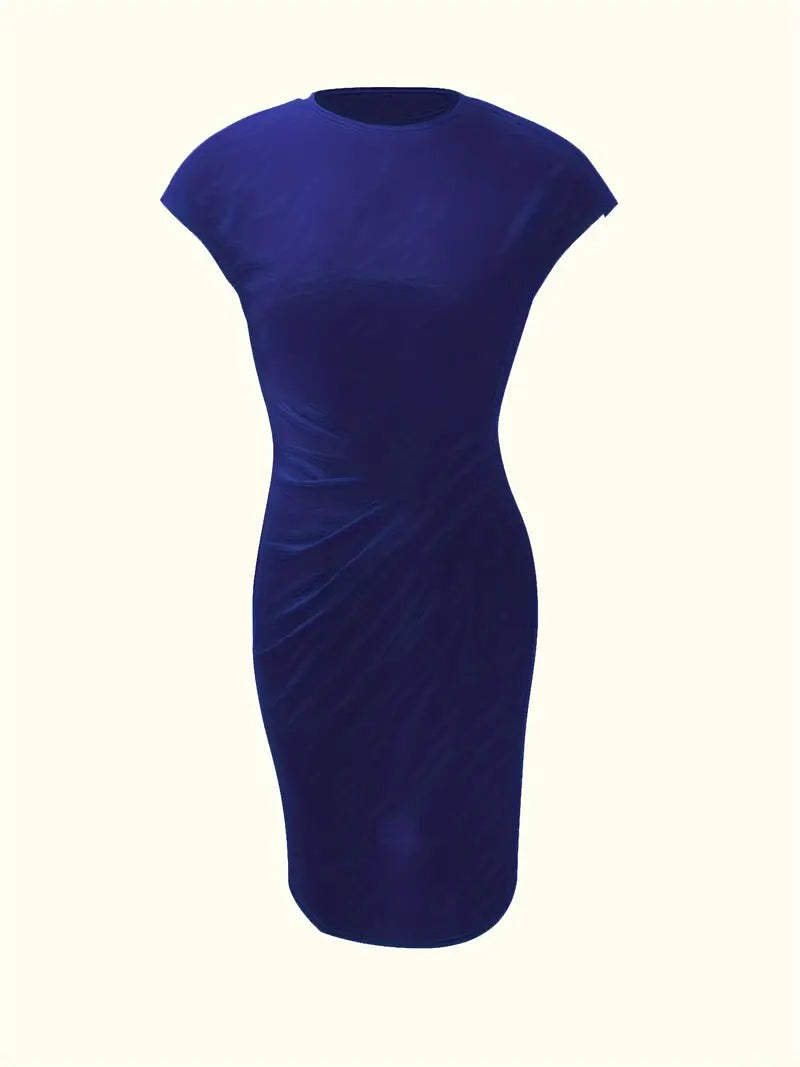 Bridesmaid Dress | Cocktail Midi Dress-Women Dress-Homefinn