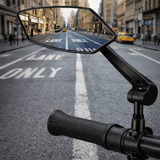 Adjustable Geometric Bicycle Mirror | Rotating Arm Handlebar Cycling Use