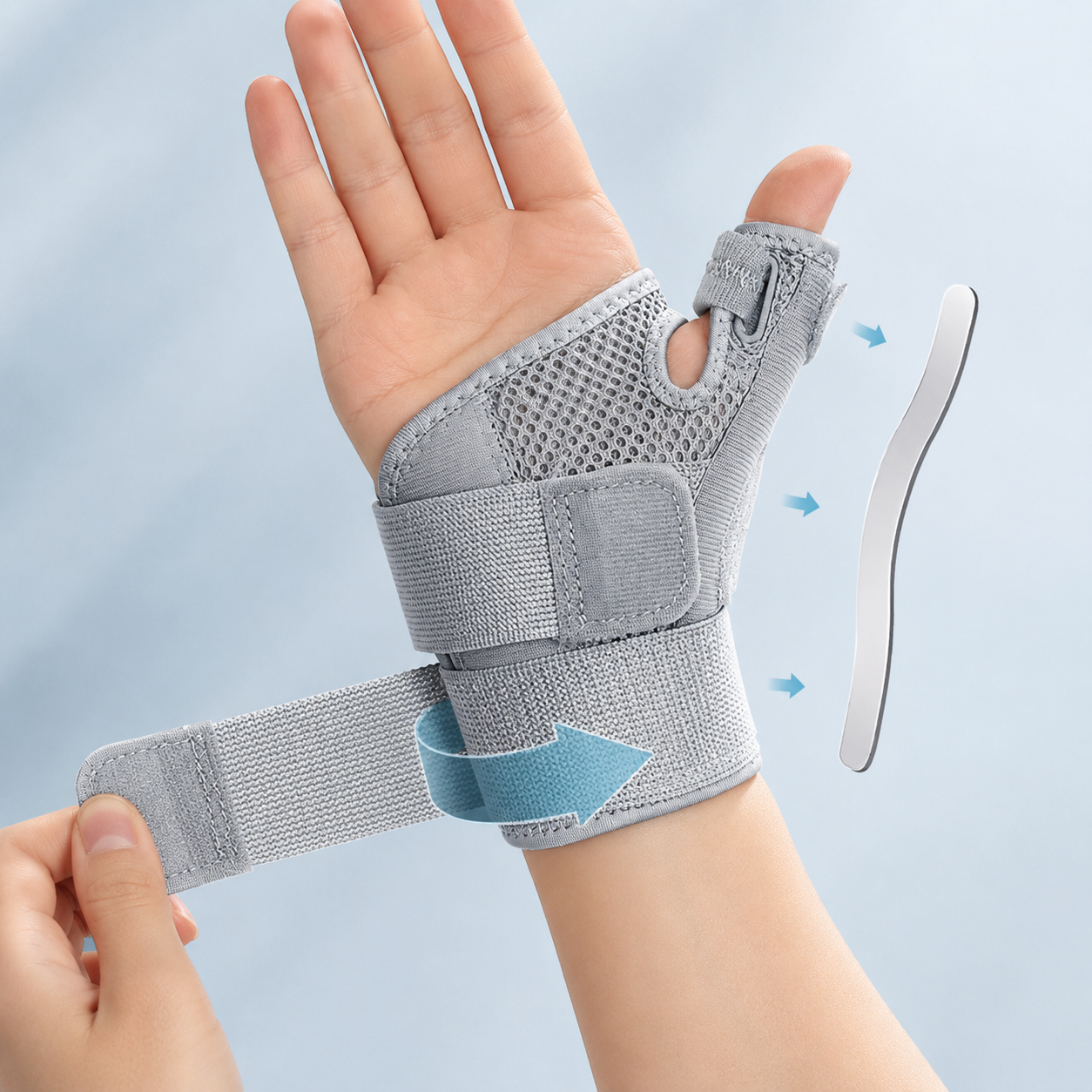 Adjustable Thumb & Wrist Stabilizer for Flexible Support - Image 5