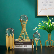 Glass Ball | Coffee Table Centerpiece-Figurine-Homefinn