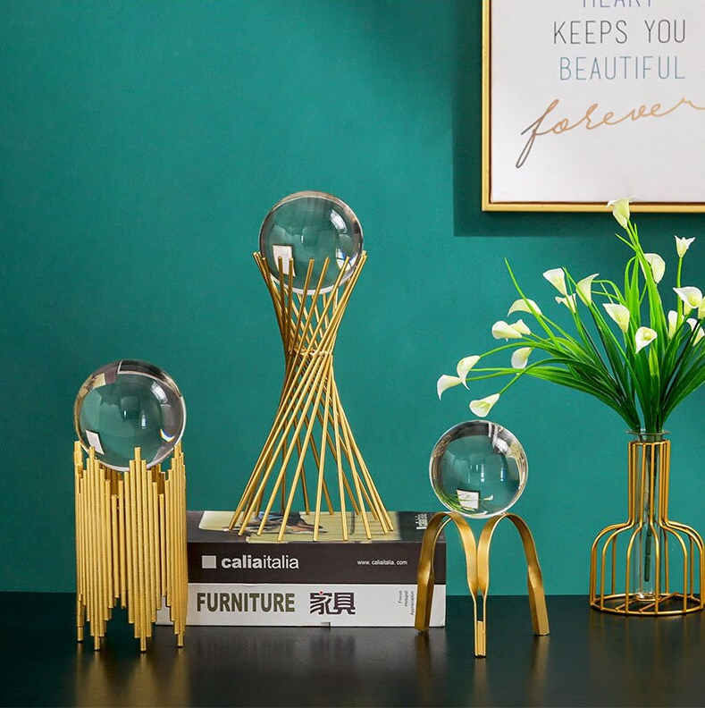 Glass Ball | Coffee Table Centerpiece-Figurine-Homefinn