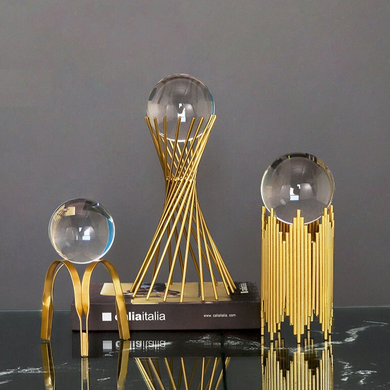 Glass Ball | Coffee Table Centerpiece-Figurine-Homefinn