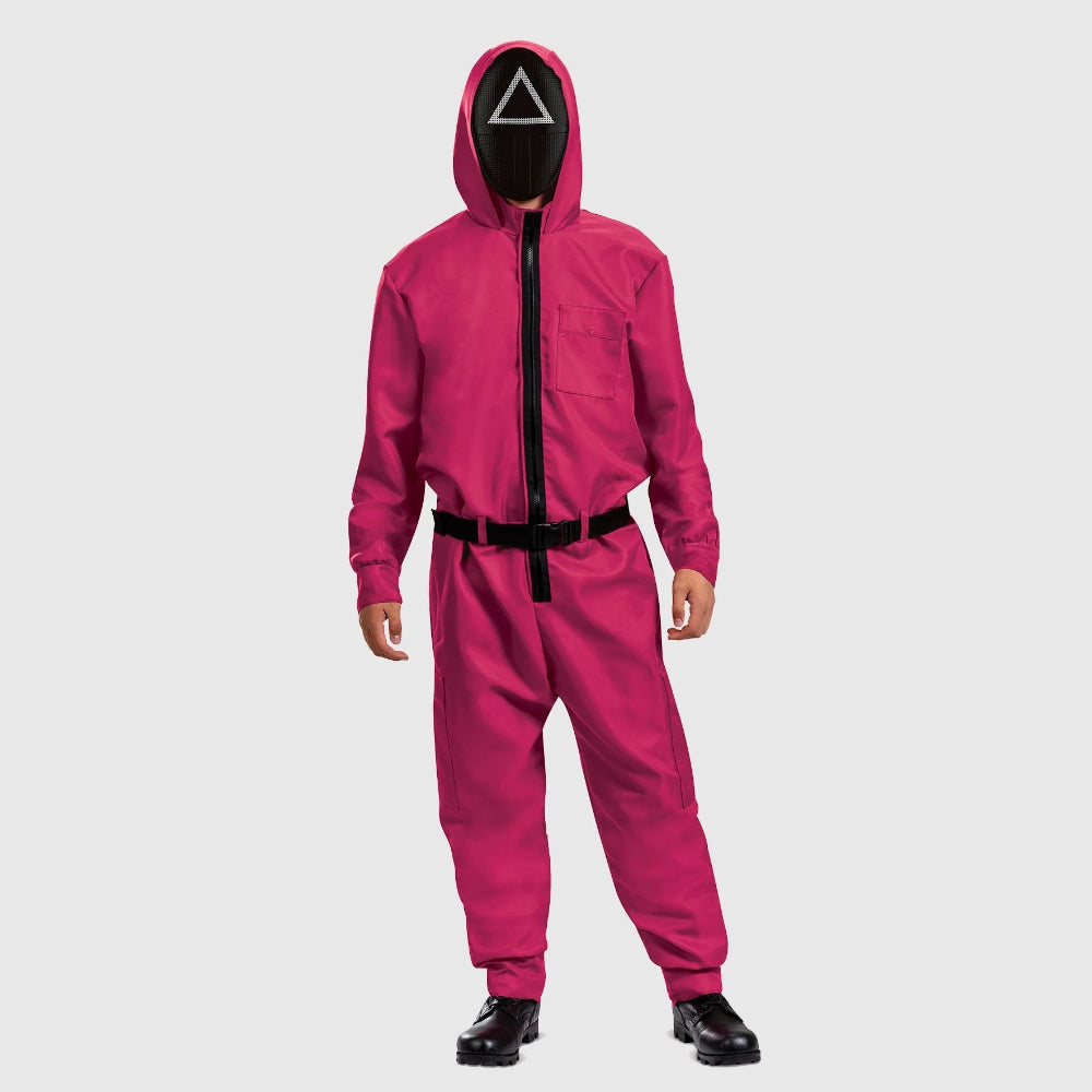 Hooded Guard Costume | Jumpsuit Cosplay Outfit-Costume Set-Homefinn