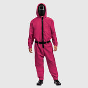 Kids Game Costume Adult Jumpsuit Guard Mask Outfit - Image 3