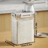 Airtight Food Storage Container | Measuring Cup Dispenser