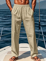Men's Drawstring Trousers | Relaxed Fit Holiday Beachwear