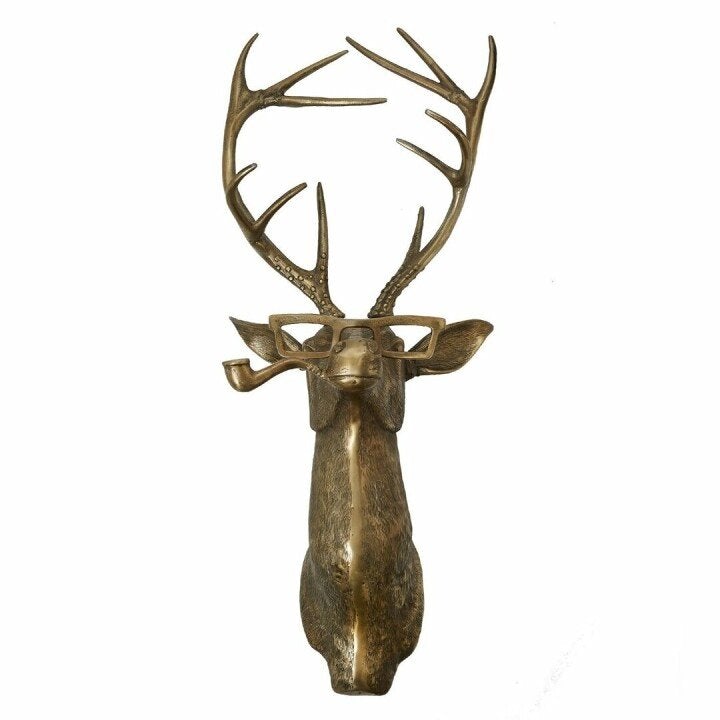 Artful Vintage Deer Head Wall Decoration - Image 10
