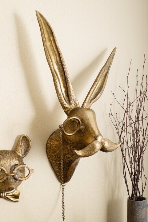 Artful Vintage Deer Head Wall Decoration - Image 17