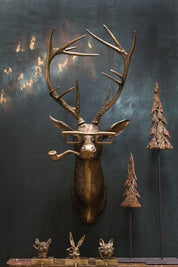 Artful Vintage Deer Head Wall Decoration - Image 4